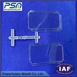 Προσαρμοσμένο διαυγές πλαστικό καλούπι έγχυσης, εξαρτήματα χύτευσης με έγχυση